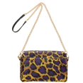 thumbnail image 2 of FORMRS Women Crossbody Purse with Chain Strap Vegan Leather Shoulder Handbag, Purple Leopard Pattern, 2 of 7