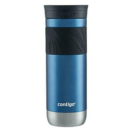 Contigo SnapSeal Insulated Stainless Steel Travel Mug with Grip, 20 oz., Blue Corn