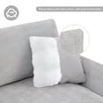 thumbnail image 6 of 119*55" Modern Oversized Sectional Sofa, L-shaped Luxury Couch Set with 2 Free pillows, 5-seat Chenille Indoor Furniture with Chaise for Living Room, Apartment, Offices (Light Gray), 6 of 12