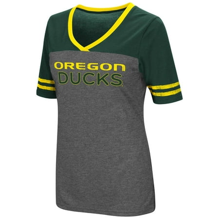 Custom Oregon Football Jersey - Ladies Colosseum Mctwist University of Oregon Ducks Jersey T Shirt