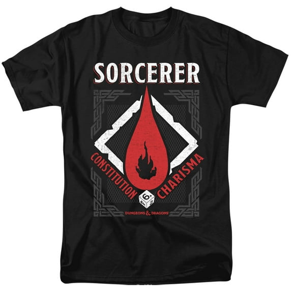 Dungeons And Dragons Sorcerer Unisex Adult T Shirt For Men And Women