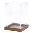 thumbnail image 1 of Caja de exhibición acrílica única de Bargains, caja de exhibición transparente de 4"x4"x6" para organizar y proteger coleccionables y figuras de acción, 1 of 7