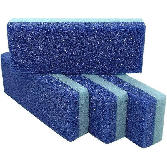 Pack of 4 Foot Pumice Stone for Feet Hard Skin Callus Remover and Scrubber(Blue)