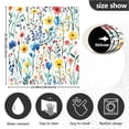 thumbnail image 5 of Yayeee Magnetic Dishwasher Cover for The Front Decoration Home Kitchen Machine Sticker Protector, Blue Wildflower Pattern, 5 of 6