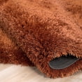 thumbnail image 4 of Allstar Orange High Density and High Quality High End Shaggy Area Rug. Very Soft Extra comfort (4' 11" x 7'), 4 of 5
