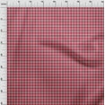 thumbnail image 3 of oneOone Georgette Viscose Fabric Gingham Check Print Sewing Fabric BTY 42 Inch Wide, 3 of 4