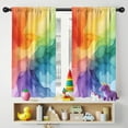 thumbnail image 5 of Blackout Kids Curtains,Colorful Tie Dye Blot Pattern Childrens Insulated Curtains Set Of 2,Bedroom Essentials,Toddler Room Decor 42"x54", 5 of 5
