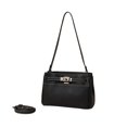thumbnail image 5 of Bolso Kelly de piel de vaca de alta calidad con capa superior, nuevo bolso retro con cierre debajo del brazo, bolso de hombro de cuero genuino, bolso de mano, bolso tipo mensajero, 5 of 5