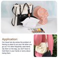 thumbnail image 6 of Hat Clips for Travel, 3 Pack Elastic Hat Clips for Women(Pink), 6 of 6