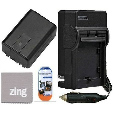 - Panasonic SDR H85 SDR H100 SDR S50 SDR S70 SDR T50 SDR T70 Camcorder Battery Battery Charger Kit Includes VW