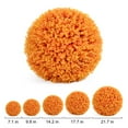 thumbnail image 2 of Artificial Topiary Trees Ball Shaped Indoor/Outdoor Faux Plants Ball Decorations - Orange 14 inch, 2 of 5