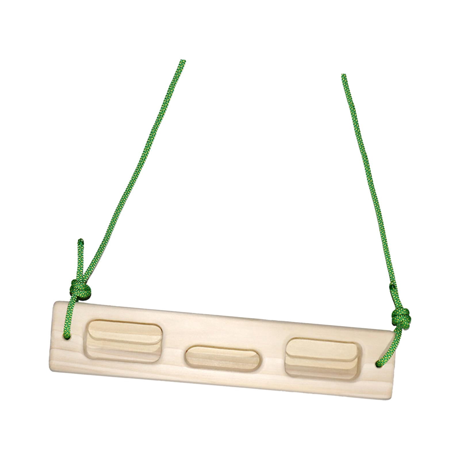 Vensio Wooden Rock Climbing Fingerboard with Jugs and Slopers Building Core Grip Strength Hang Board