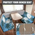 thumbnail image 2 of FOR U DESIGNS Palm Tree Pattern 2 Pieces RV Dinette Cushion Covers Scratch-Resistant RV Couch Cover Wear-Resistan Sofa Furniture Protector Camper Seat Covers Dinette Booth, 2 of 7