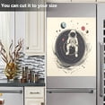 thumbnail image 3 of Yayeee Magnetic Dishwasher Cover for The Front Decoration Home Kitchen Machine Sticker Protector, Beige Astronaut Space, 3 of 6