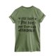 thumbnail image 4 of Camiseta de cuello redondo de moda para mujer, camiseta de manga corta, camiseta con estampado de letras, blusa Pompotops  hkajfhjk459563, 4 of 4