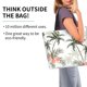 thumbnail image 2 of Balery Vintage Palm Trees Bolsa Tote Estilo Estético con Cremalleras, Bolsa de Hombro, Bolsa de Compras Grande y Plegable, 2 of 8