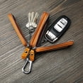 thumbnail image 6 of Anti-Theft Car Key Case RFID Key Fob Protector Pounch Leather Car Key Chain Keychain Holder with Metal Hook, 6 of 10