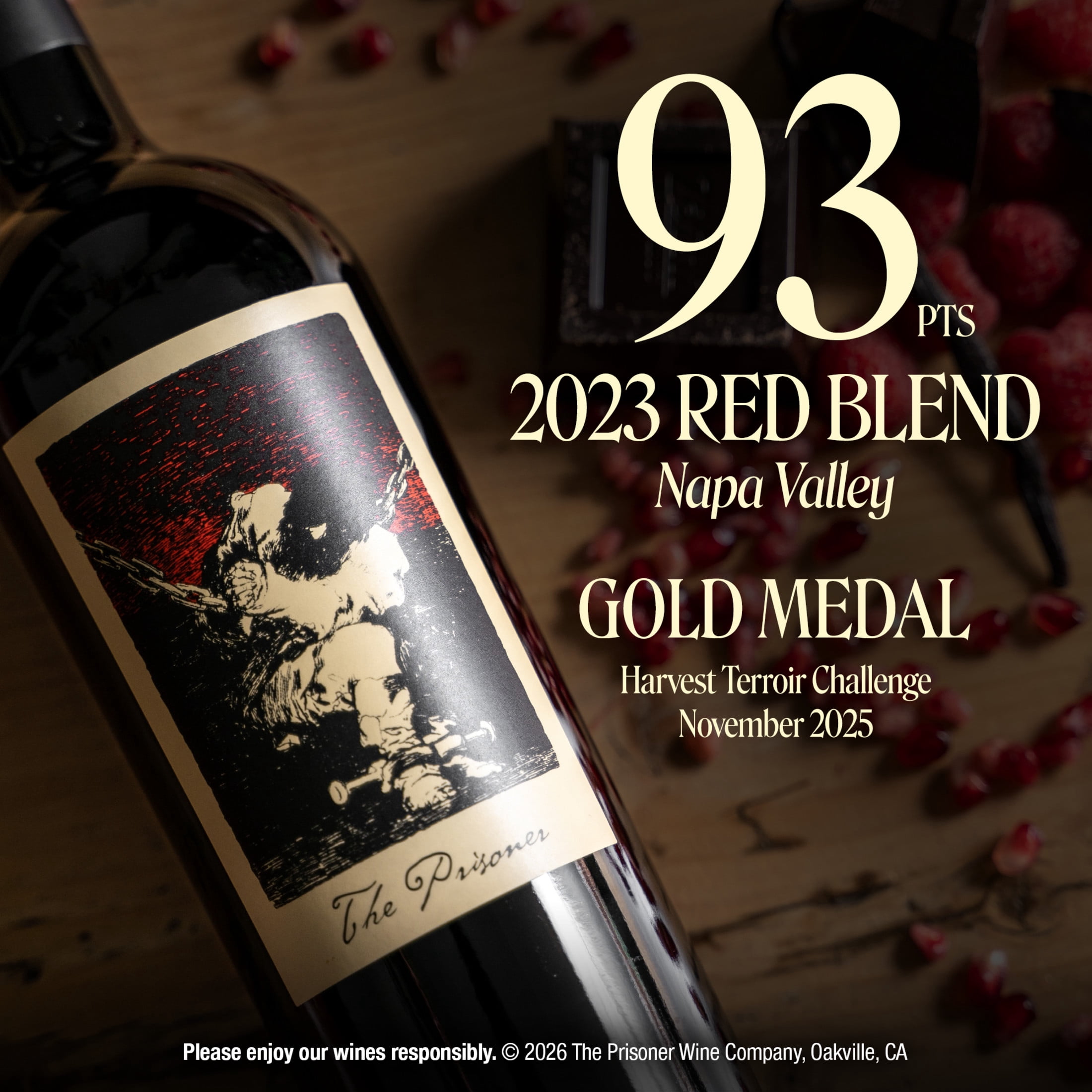 The Prisoner Wine Company, Red Blend, 750ml Bottle, California