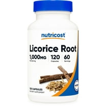 Nutricost Licorice Root 500mg, 120 Capsules - Non-GMO, Gluten Free Herbal Supplement