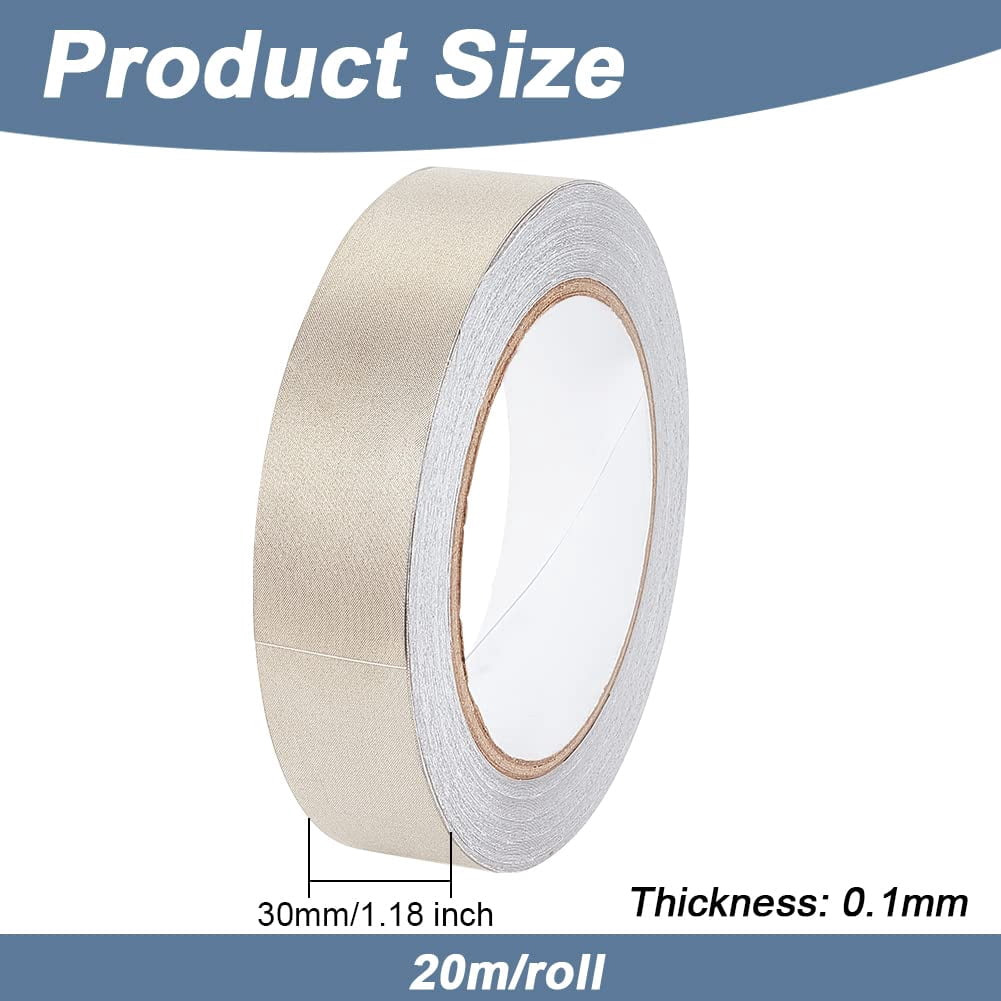1inx65.6ft Faraday Cloth Conductive Adhesive Tape - Double Sided EMI/RFI Shielding Tape For Electrical Repair - View #6