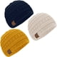 thumbnail image 1 of Paquete De 3 Gorros De Bebé Para Niños Y Niñas – Gorros De Punto Elásticos Para Bebé, Lindos Gorros De Invierno Para Recién Nacidos Y Niños Pequeños, Gorros Suaves Y Cálidos Para Bebés De 6 A 36 Meses, 1 of 1