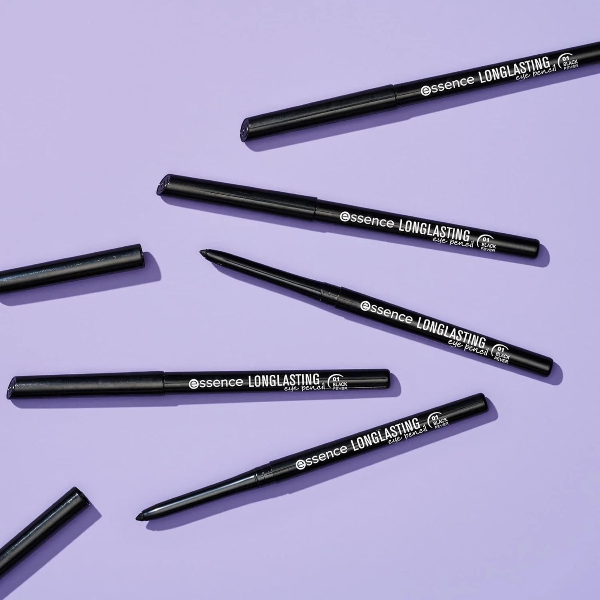 essence Long-Lasting Eye Pencil, 01 Black Fever