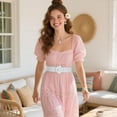 thumbnail image 4 of Women Wide Woven Belt for Dresses Fashion Rattan Braided Waist Belt Straw Raffia Boho Belt for Jeans, 4 of 6