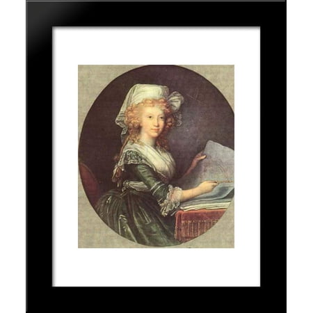 Maria Luisa of Spain, wife of Emperor Leopold II 20x24 Framed Art Print by Louise Elisabeth Vigee Le Brun
