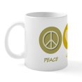 thumbnail image 2 of CafePress - Peace Love Feminism Mug - 11 oz Ceramic Mug - Novelty Coffee Tea Cup, 2 of 6