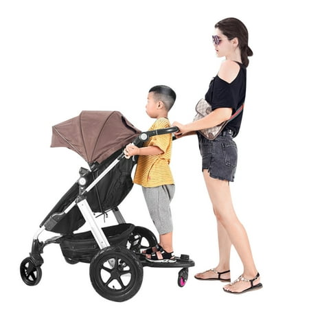Tuscom Wheeled Buggy Board Pushchair Stroller Kids Safety Comfort Step Board Up To