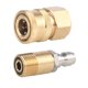 thumbnail image 1 of Boquilla de cobre anticorrosión adaptador de conexión rápida M18x1.5 de 1/4 pulgadas 2 unids/set, 1 of 5