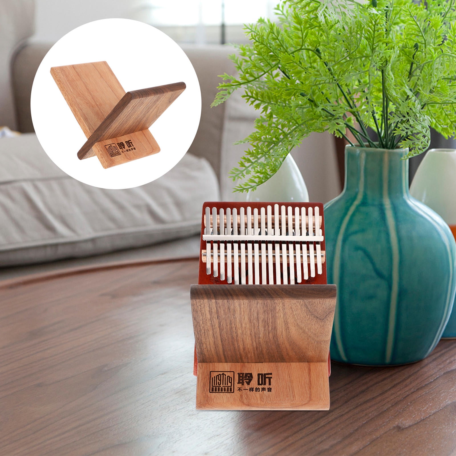 Masteelf 3 pcs  Kalimba Stand Thumb Piano Holder Creative Thumb Piano Bracket for Home