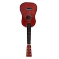 thumbnail image 4 of Guitarra de madera de 23 pulgadas, instrumento musical educativo, juguete para niños, estudiantes, principiantes (café), 4 of 10