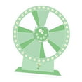 thumbnail image 3 of GUOOL Prize Wheel Tabletop Prize Turntable Reusable Carnival Roulette Wheel Erasable Fortune Game Fortune Wheel with Pen Compact Activity PVC Material Suita Style C, 3 of 9