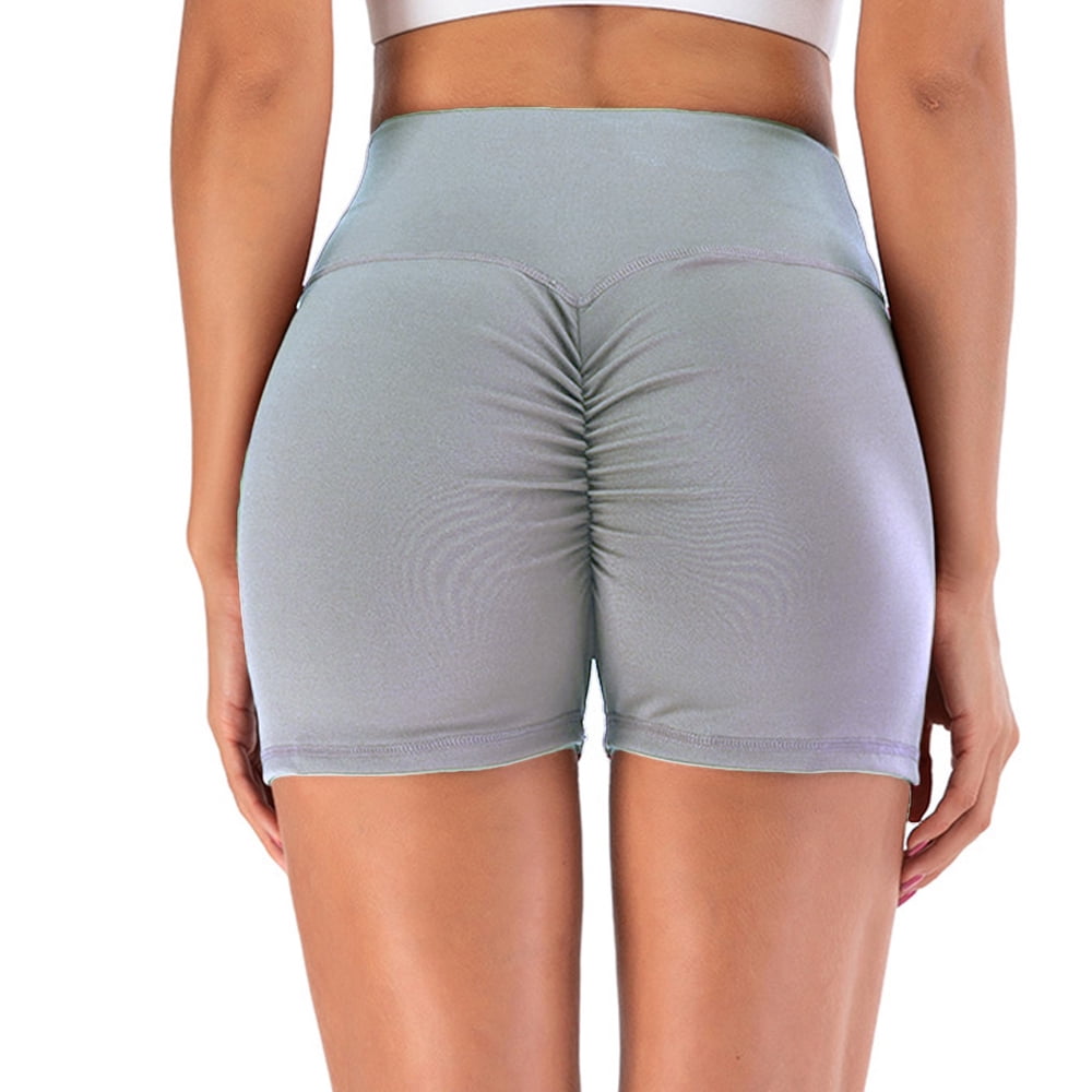 black gym booty shorts