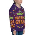 thumbnail image 5 of Sikiie Mardi Gras2 Zip Up Hoodie Teenage, hoodies for Teenage, Zipper Sweatshirt Jacket for Daily, Traveling-Small, 5 of 6