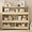 Wood, variant on COZPAW Toy Storage Organizer, 3 Tier Montessori Shelf with Movable Bins, Toy Organizers Book Shelf for  Room, Playroom, Nursery (Wood)