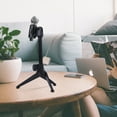 thumbnail image 4 of Support de Microphone Relevable Triangle pour Bureau Ancre Musicale (Motif Plastique Noir), 4 of 6