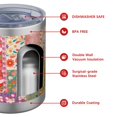 thumbnail image 4 of 12oz Tumblers Pioneer Flower Vacuum Insulated Stainless Steel Travel Tumbler Cups Mug with Lid and Straw for Beer,Coffee,Beverages with Cleaning Brush for Cold & Hot Drinks, 4 of 5