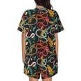 thumbnail image 6 of Sigee Snake And Flower for Sleepwear Casual Pjs with Pockets Women's Pajamas Sets Shorts 2 Piece Short Sleeve Lounge Sets 3X-Large, 6 of 9