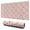 Pink Christmas Santa, variant on Long Mouse Pads for Desk,Orange Christmas Gingerbread Man Pattern Desk Mats on Top Of Desks, Desk Mouse Pad Extra Large with 3mm Non-Slip Base and Stitched Edge for Gaming,Office,Work,Home 47.3x23.6in