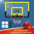 thumbnail image 4 of Wmkox8yii Toys For Kids Transparent Hanging Door Basketball Board Punch-free Mini Basketball Backboard With 1 Basket Net 4 Hook 1 Basketball, 4 of 9