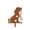 Rusty, variant on 6.96×9.84 Inches Crafts Small Dog Garden Stake Iron Art Silhouette Metal Yard Improvement Courtyard Art Garden Outdoor Decoration Pet Artwort of Garden