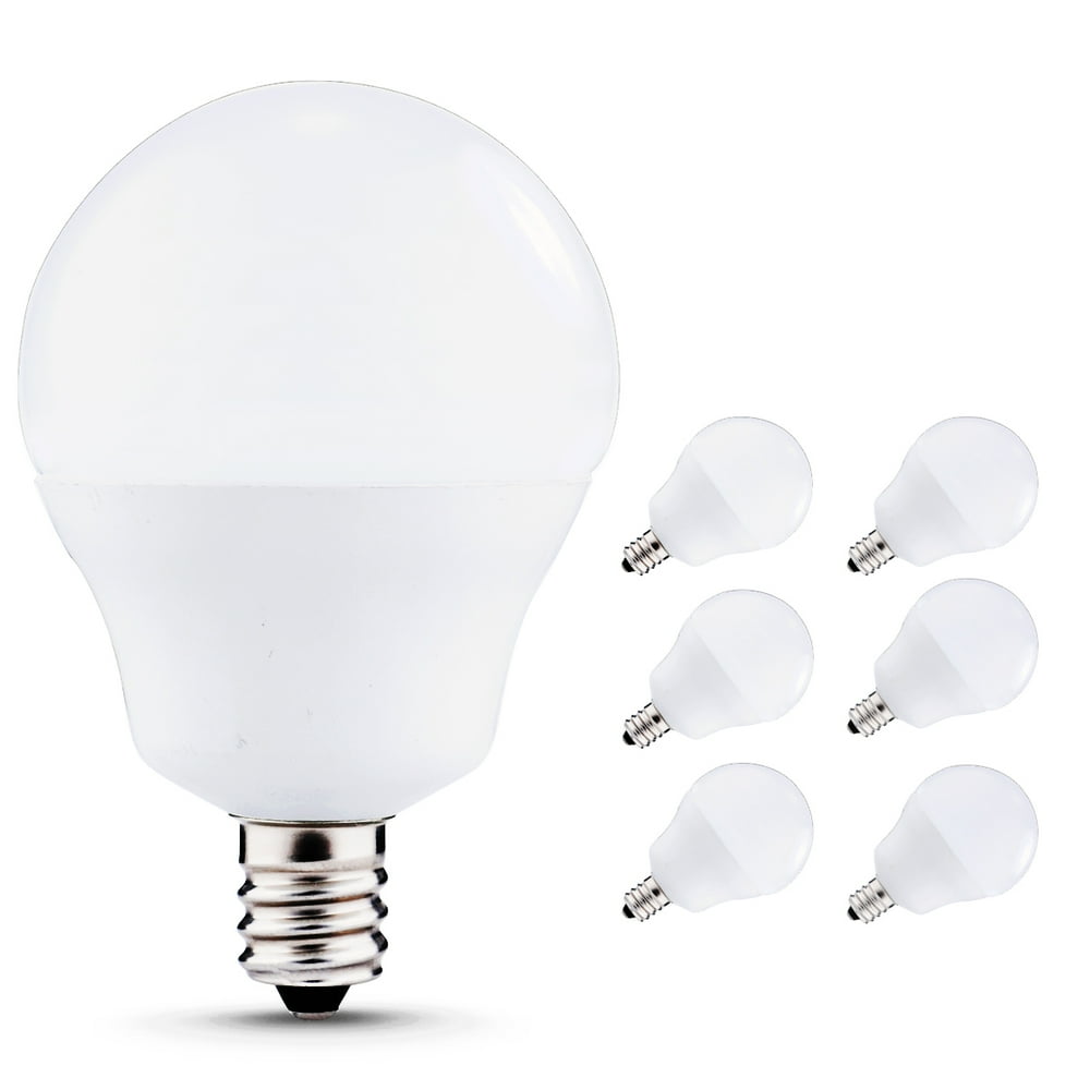 Led Candelabra Bulbs E12 Base, 40W Equivalent (5W), 450lm, Natural