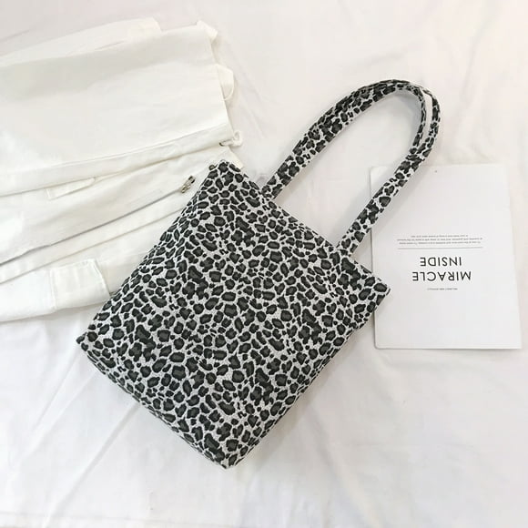 LSLJS Unisex Canvas Messenger Printing Leopard Shopping Bag Messenger Bag Handle Bag, Messenger Bags