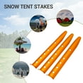 thumbnail image 3 of 6Pcs Snow and Sand Tent Stakes Pegs Aluminum Alloy U-Shaped Nails for Camping Hiking Backpacking, 3 of 10
