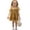 Café, variante sur Robe de Fête d'Été Sans Manches pour Filles avec Paillettes Scintillantes et Jupe Fluide - Robe Décontractée Élégante pour Jeunes Filles