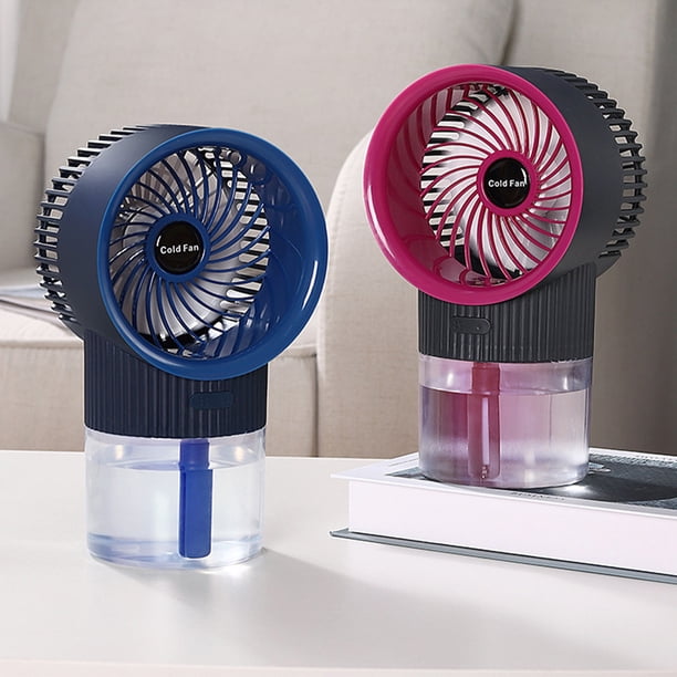 Ventilador Portátil Recargable, Enfriador, Humidificador con Usb para Dormitorio, Oficina y Escritorio.