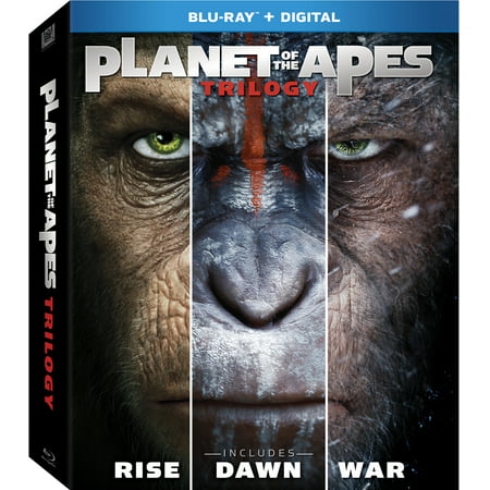 Planet of the Apes Trilogy (Blu-ray + Digital)