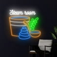 thumbnail image 3 of Handmadetneonsign Steam Room Neon Sign, Steam Bath Wall Art Decor, Steam Room Spa Wall Decor, 3 of 5